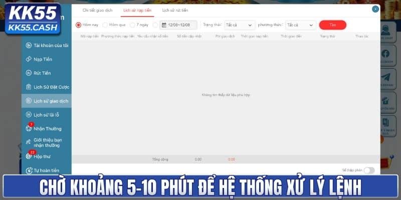 Hướng Dẫn Nạp Tiền KK55 Nhanh Chóng, Nhận Thưởng Dễ Dàng
