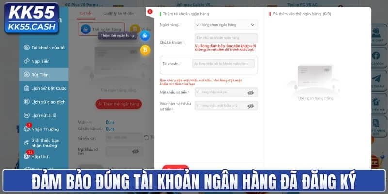 Cách Rút Tiền KK55 Về Tài Khoản Nhanh Và Đảm Bảo An Toàn