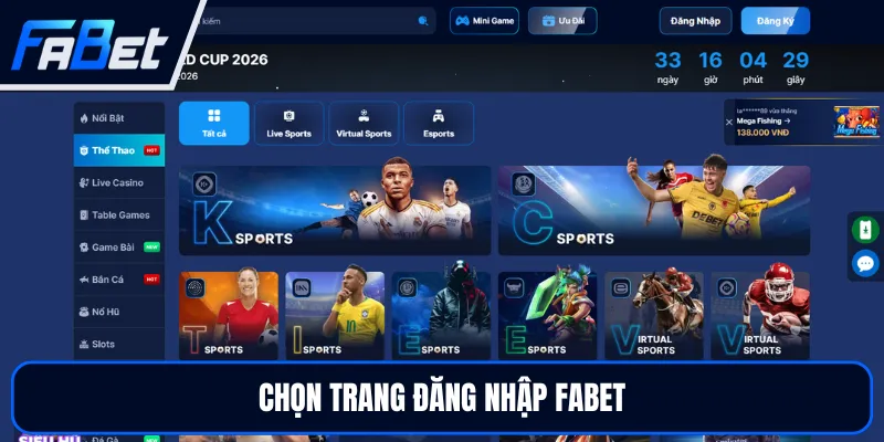 Đăng Nhập FABET Và Những Điều Cần Chú Ý Khi Thực Hiện