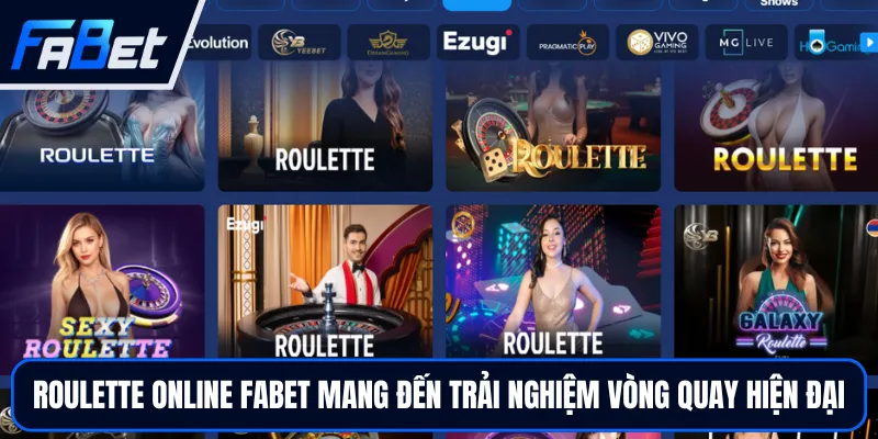 Roulette Online FABET - Chinh Phục Vòng Quay May Mắn
