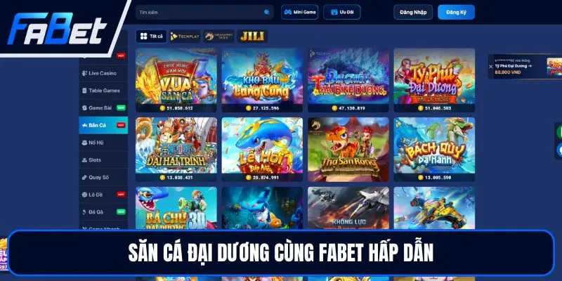 Bắn Cá FABET - Trải Nghiệm Đại Dương Sống Động Hot Nhất 2026